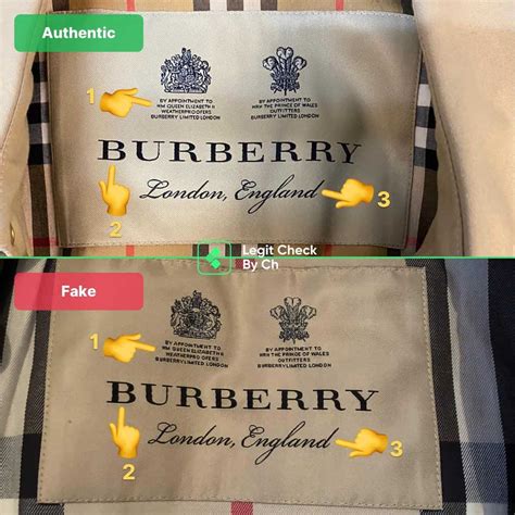 burberry real vs fake|genuine burberry label.